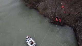 Munzur Çayına düşen kayıp 3 genci arama çalışmaları 4üncü günde de sürüyor