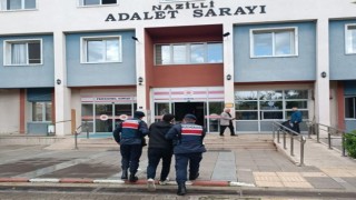 Nazillide 25 yıl hapis cezası bulunan şahıs yakalandı