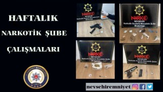 Nevşehirde narkotik operasyonu; 18 gözaltı
