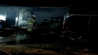 Nusaybinde patlayan tüp halı yıkama fabrikasını kullanılmaz hale getirdi