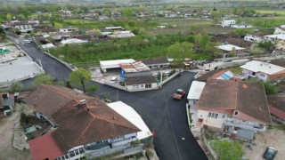 O mahalleye 3 bin 400 ton asfalt serimi yapıldı