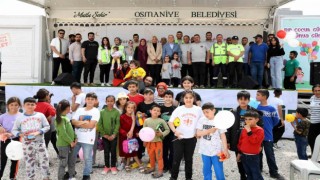 Osmaniyede bayramda, depremzede çocuklara özel etkinlik