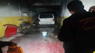 Oto tamircide çıkan yangında 1 kişi yaralandı