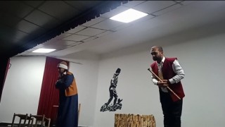 Özalpte ‘Aşka Yanmalı Mevlana oyunu sahnelendi