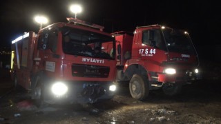 Pamuk deposunda korkutan yangın: Ekipler seferber oldu