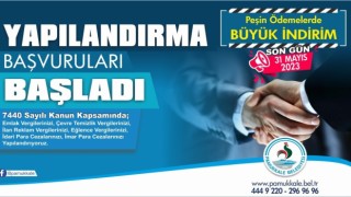 Pamukkale Belediyesinde yapılandırma başvuruları başladı
