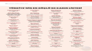 Prof. Dr. Açık Türkiyenin en güçlü 50 iş kadını arasında yer aldı