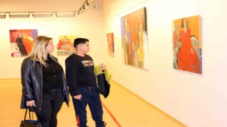 Ressam Güler Genç Erol SANKO Sanat Galerisinde sergi açtı