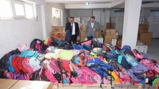 Rizeden okul çantaları Gaziantepe doğru yola çıktı