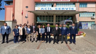 Sağlık Müdürü Şenkul, bayramı sağlık personelleriyle geçirdi