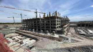 Sakarya Şehir Hastanesi yükseliyor: Projede fiziki gerçekleşme oranı yüzde 40a ulaştı