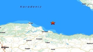 Samsun açıklarında 3.7 büyüklüğünde deprem