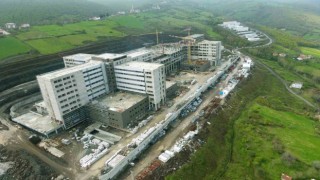 Samsun Şehir Hastanesinin kaba inşaatı yüzde 96ya ulaştı