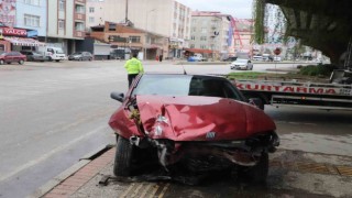 Samsunda trafik kazası: 2 yaralı