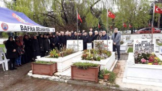 Şehit astsubay kabri başında anıldı