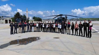 Siirtte Dünya Pilotlar Gününde öğrencilere özel gösteri