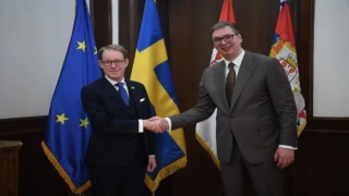 Sırbistan Cumhurbaşkanı Vucic, İsveç Dışişleri Bakanı Billström ile görüştü