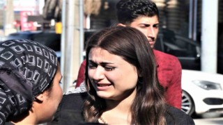 Şırdan dükkanı yangında küle döndü, genç kız gözyaşlarını tutamadı