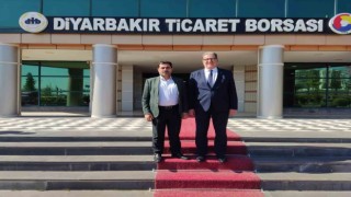 Söke Ticaret Borsası Yönetim Kurulu Başkanı Sağel, Diyarbakırda görüşmelerde bulundu