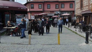 Tarihi Odunpazarı Evlerinde bayram kalabalığı