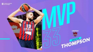 THY Euroleaguede 33. haftanın MVPsi Darius Thompson
