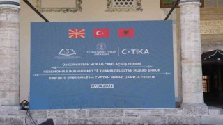 TİKA tarafından restore edilen Üsküp Sultan Murat Camii törenle açıldı