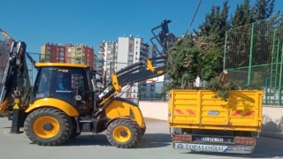 Toroslarda park ve yeşil alanlara bahar bakımı