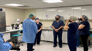 TÜBİTAK Başkanı Prof. Dr. Hasan Mandaldan ESOGÜ laboratuvarında incelemelerde bulundu