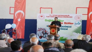 Tutakta süt sağım makinesi dağıtımı