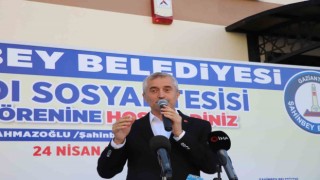 Ünaldı Mahallesinde yapılan sosyal tesisisin açılışı yapıldı