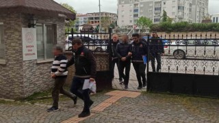 Uyuşturucu ile yakalanan 3 kişi adliyede