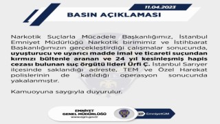 Uyuşturucu ticaretinden kırmızı bültenle aranıyordu, İstanbulda yakalandı