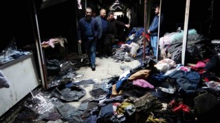 VATSO Başkanı Kandaşoğlundan dükkanları yanan pazar esnafına ziyaret