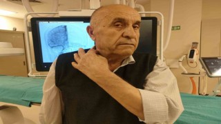 Yaşlı adam, şah damarına yapılan anjiyografiyle sağlığına kavuştu