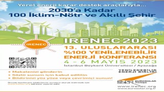 Yenilenebilir Enerji Konferansının 13üncüsü 4 Mayısta