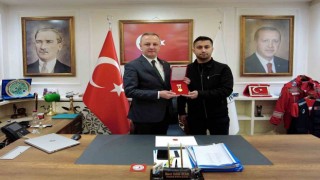 Zonguldaklı itfaiye erine üstün fedakarlık madalyası