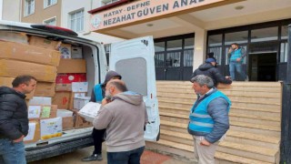Zonguldaktan Hataya 410 adet ramazan kolisi desteği