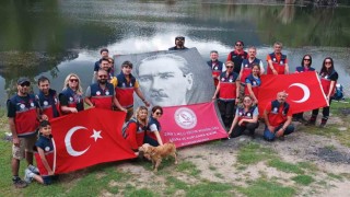 19 Mayıs ruhuyla 19 kilometre yürüdüler