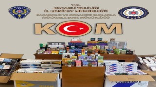 31 bin gümrük kaçağı makaron ele geçirildi