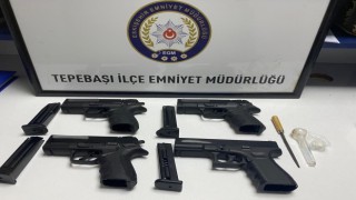 4 adet tabanca ile yakalanan şahıs tutuklandı