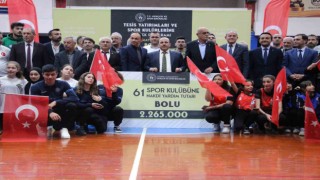 61 spor kulübüne 2 milyon 265 bin lira destek