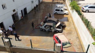 Adana Kozanda selin ardından son durum görüntülendi