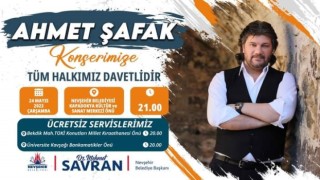 Ahmet Şafak Nevşehirlilerle buluşuyor