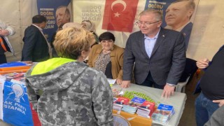 AK Parti milletvekili adayı Kıymaz, Sarıyerde destek istedi