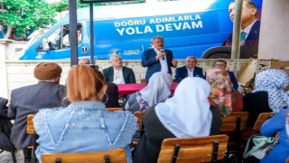 AK Partili Şahin Tin, Denizliyi adım adım dolaşıyor