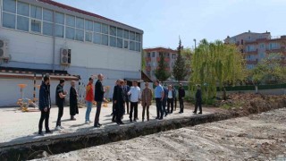 Akçakocaya portatif yüzme havuzu yapılıyor