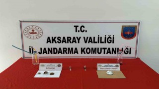 Aksarayda jandarmadan uyuşturucu operasyonu: 2 gözaltı