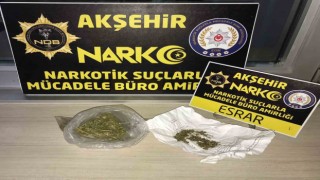 Akşehirde uyuşturucu operasyonları: 6 gözaltı
