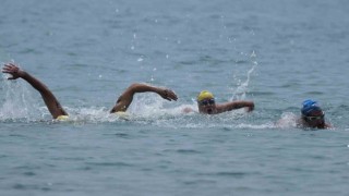 Alanya Uluslararası Açık Su Yüzme Yarışları yapıldı