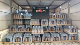 Alanyada 15 bin 223 şişe sahte ve kaçak alkol ele geçirildi